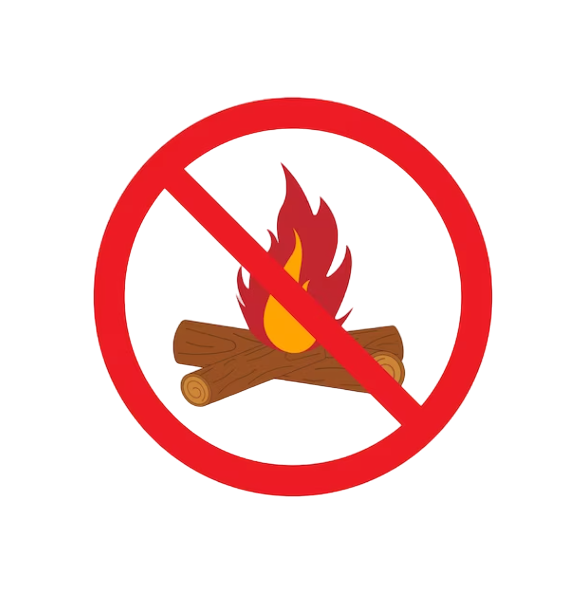 no hacer fuego